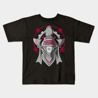 Cyber Shaman Illustration Kids T-Shirt